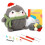Complete Penguin Doll Crochet Set for Beginners – Step-by-Step Video, DIY Craft Kit, Grey 1