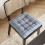 Μαξιλάρι καρέκλας Squares Plush – Χειμερινή χρήση, για τραπεζαρία, γραφείο και σαλόνι, 1