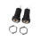 2X 3.5MM Jack Socket 3 Pole Black Stereo Solder Panel Mount Golden With Nuts 1
