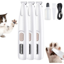 2025 Upgraded Cat Trimmer – Micro Precision, LED Light, Low-Noise, Waterproof & Rechargeable; Compatible with Paws, Ears, Rump, Face, Eyes