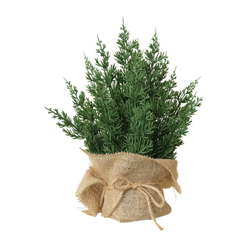 Artificial Christmas Tree Plastic Cedar Indoor Decor 3ft