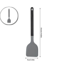 Heat Resistant Silicone Spatula, BPA Free Kitchen Turner for Non-Stick Pans, Perfect for Flipping