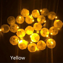 10Pcs LED Balloon Lights, Flash Round Mini Led Light for Balloon Easter Eggs Pumpkin, Birthday Party Wedding Halloween Christmas Decoration.