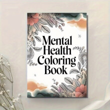 Mental Health Coloring Book with Inspirational Quotes, Stress Relief & Mindfulness – Office Stationery for Women, Great Gift (Compatible with All