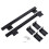 Drawer Hardware Keyboard Tray Guides Black 1 Pair Back to School 1