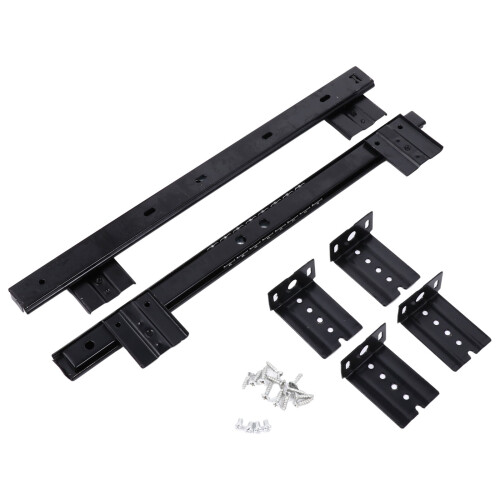 Drawer Hardware Keyboard Tray Guides Black 1 Pair Back to School
