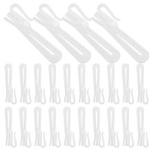 50pcs Adjustable Pinch Pleated Curtain Hooks Plastic Curtain Hooks For Track Drapes Adjustable Hook Curtain Clip Hook Adjustable Curtain Hook
