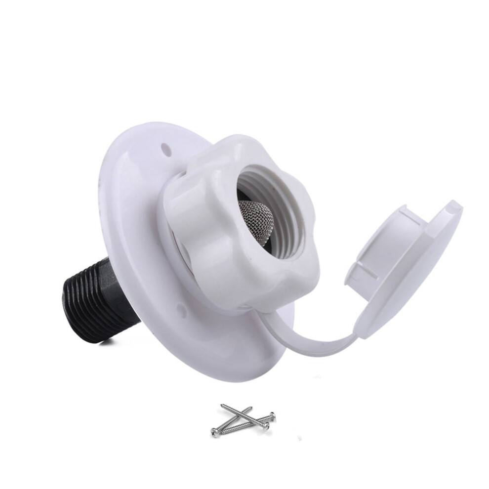 Rv City Water Inlet With Check Valve Rv Water Inlet Connection Flange For Rvs Campers Trailers Water Connector 9405492458406