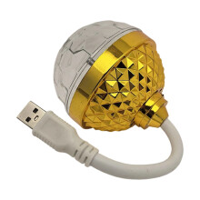Stage Light With Color Rotating Projection Compact And Portable Ideal For Indoor Party Atmosphere And Dance Event Lighting