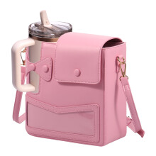 Water Cup Storage Bag Portable Multipurpose Water Bottle Bag Compatible Pretty Crossbody Cup Holder Handbag for Outdoor Use