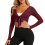 Women's Wrap Cardigan Long Sleeve Tie-Front Lightweight 1
