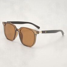 Trendy Retro Wood Grain Sunglasses for Women and Men New Square Frame Sun Glasses UV Protection Cycling Eyewear Outdoor Street