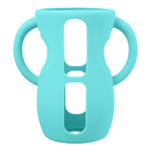 240ml Silicone Sleeves with Handles for Avent Natural Glass Baby Bottle - 1 Pack Anti Breakage Baby Bottles Holder