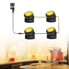 RGB Pond Lights, LED Submersible Spotlights with 16 Colors, 4 Effects & 2/4/6H Timer – Compatible with Aquariums, Ponds, Gardens