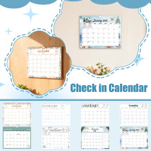 2026 Wall Calendar for Living Room & Home Office – Spiral-Bound, Large Monthly Grid, Clear Dates, Ideal for Holidays, Anniversaries & Daily Planning
