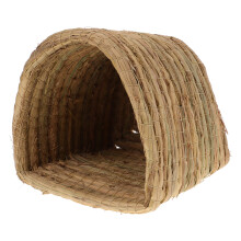 Straw Woven Pet Sleeping House Green Chicken Laying Nest Functional and Cozy