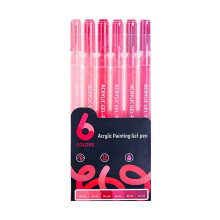 Acrylic Brushes Compatible with Artists' Canvas & Detailed Artwork – 3ml, Durable Synthetic Bristles
