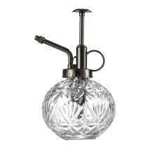 Embossed Snowflake Glass Watering Can for Gardening & Home – Stylish, Durable Sprinkler, Compatible with Indoor/Outdoor Use