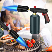 Portable Kitchen Cooking Torch with Adjustable Flame, Multi-functional for Camping, Baking, BBQ – Compatible with Butane