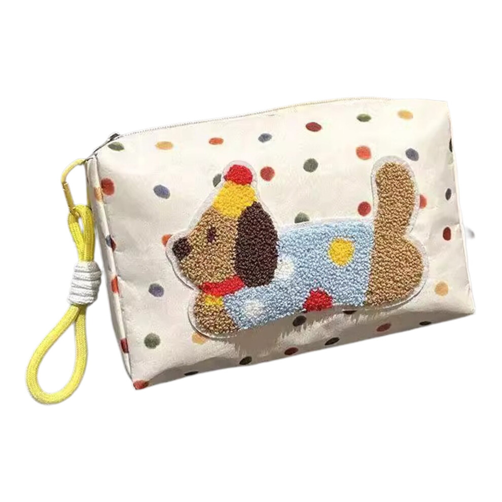 Waterproof Cosmetic Bag Travel Toiletry Oxford Cloth Pouch 6.3x4.3x2 In 0.12lb