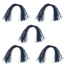Silicone Skirts Rubber Jig Skirts 5 Bundles Strands Fishing Lures Skirt Replacement Kits for Lures Fishing Baits Color 5