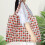 Large Capacity Folding Shopping Bag Polyester Cloth Folding Bag Portable Handheld Storage Bag 1