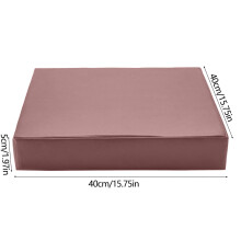 Waterproof Outdoor Fabric Sofa Cushion, Non-Slip Artificial Leather Seat Pad with Soft Sponge Filling, for Indoor & Outdoor Use, Easy to Clean