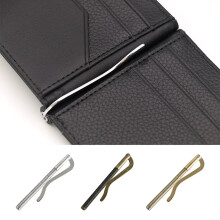 Metal Bifold Money Clip Bar Wallet Replace Parts Cash Holder Spring Clamp
