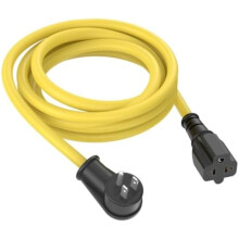 10-Ft 12AWG 90 Heavy-Duty Extension Cord: NEMA 5-15P to 5-20R/6-15R/6-20R, 125V, 15A–20A, Compatible with US Household Outlets