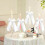 White Bow Ribbon Decorations 6-Pack 1