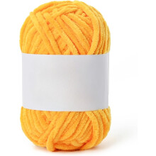 Fluffy Velvet Yarn for Crocheting, Chunky Chenille Blanket Yarn for Crochet, Soft Fuzzy Puzzle Yarn for Knitting, Bulky Thick Amigurumi Crochet Yarns