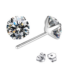 Classic Sterling Silver Stud Earrings, Hypoallergenic Earrings earrings on set for multiple looks 5PCS