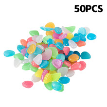 Artificial Resin Luminous Stone Fish Tank Aquarium Landscaping Luminous Stone Pebbles Fluorescent Stone, Household Stones