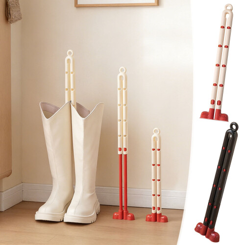 XiYing Stretchable Boot Shapers w/ Cedar Beads, Telescopic Adjustable, Odor Neutralizing, 2-Pack