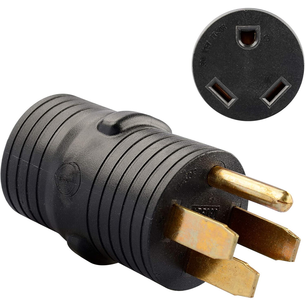 Rv Plug Adapter 50 Amp Male (14-50P) To 30 Amp Female (Tt-30R) 9362892460050