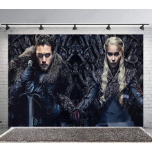 Game of Thrones Backdrop Banner Party Supplies Poster Movie Theme Background for Photography Birthday Decorations