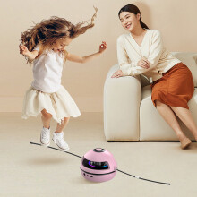 Mini Smart Jump Rope Machine, Colorful Floor-Mounted Wireless Rope with Remote, Portable & Rechargeable for Indoor/Outdoor – 5.35x3.74in