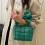 Pleated Bow Crossbody Bag for Women, Soft Polyester, 1