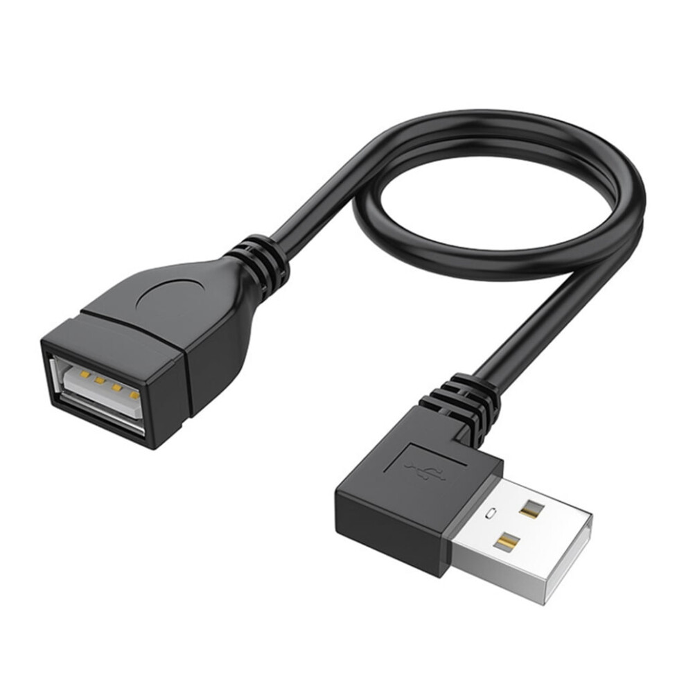 Tizuqe 90 Degree Usb 2.0 Extension Cable Male To Female Short Cable For Laptop Keyboard Printer And More 10Cm 9341593675550