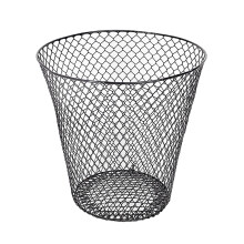 Wire Mesh Wastebasket – Lightweight Open-Top Recycling Bin for Office, School & Home Use