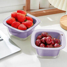 Colander Bowl, Salad Draining Basket, Efficient Drainage Design, for Washing Vegetables and Fruits, Kitchen Enthusiasts