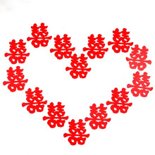 Confetti Decorations 200Pcs Red Square for Wedding Ceremonies and Anniversaries
