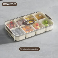 Spice Storage Container, Kitchen Organization Solution, Portable Sealed Transparent Design, for Pantry Cabinet Countertop, Home Cooks