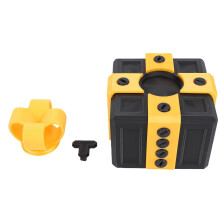 Boîte cadeau à vis farce imprimée en 3D – 9,9 x 9,9 cm, noire et dorée, cadeau amusant et solution de rangement pour les fêtes