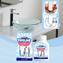 Concentrated Drain And Sewer Line Cleaner And Deodorizer, Powerfully Dissolves Grease, Hair, And Organic Clogs In Kitchen Sinks And Toilet Drains