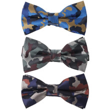 3 PCS Men Camouflage Pre-tied Bowties Wedding Party Formal Bow Ties Necktie