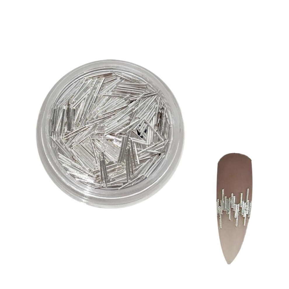 Ultra Fine Metal Nail Art Reflective Strips 4mm and 7mm Long Lasting Luxury Nail Stickers for DIY Manicure