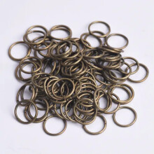 Gold/Silver/Bronze/Black Metal Jump Rings Split Rings 4/5/6/7/8/10/12/14/16mm-Bronze-16mm (20pcs)