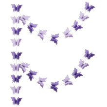 Decoraciones de mariposas, decoraciones de cumpleaños de mariposas para bodas, baby showers, decoraciones de fiestas de cumpleaños, paquete de 4