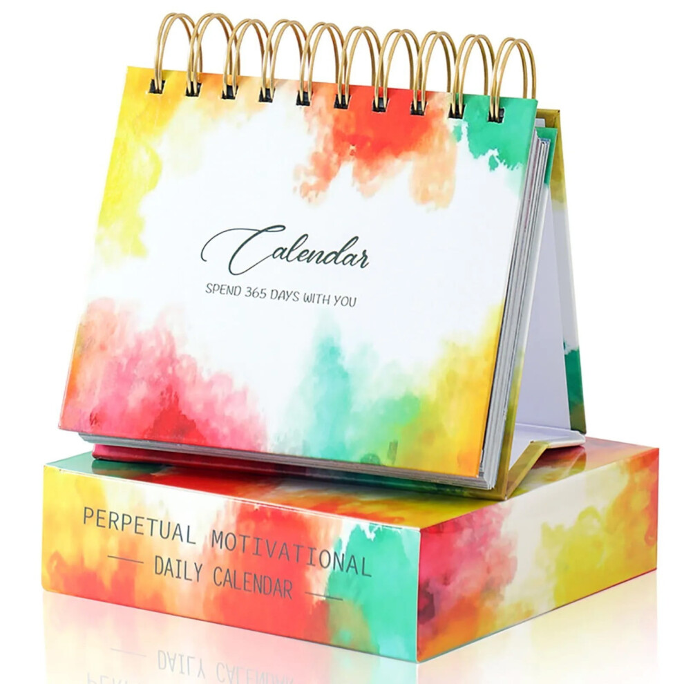 2PCS 2025 Desk Calendar,Inspirational Quotes Mini Calendar for Home Office,Room Decoration,New Year Presents-image-OPC-PSDHMMX-NEW
